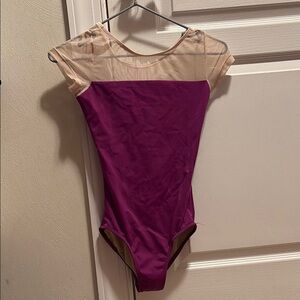 Purple and Nude Leotard